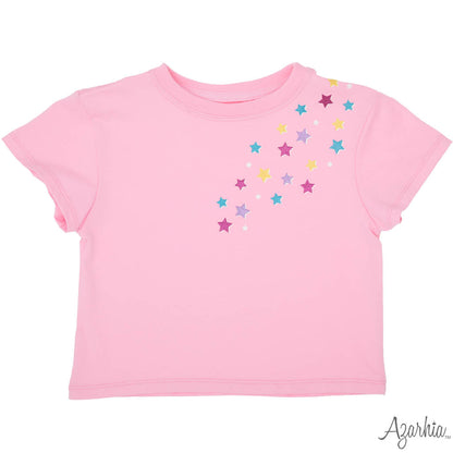 Glitter Falling Star Pink Boxy
