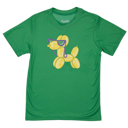 Mardi Gras Balloon Dog Drifit Tee
