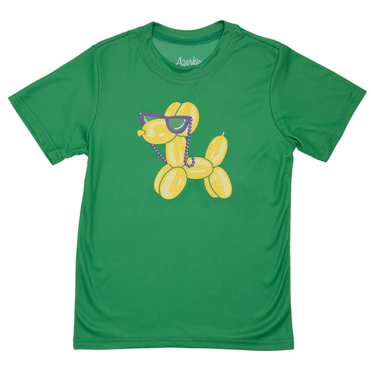 Mardi Gras Balloon Dog Drifit Tee