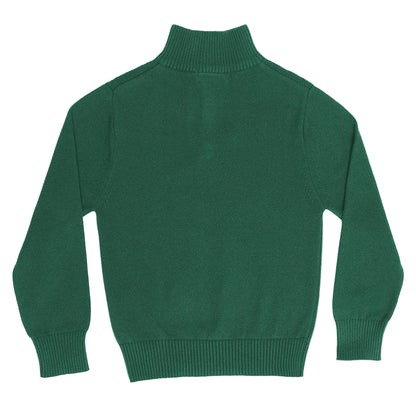 Aspen 1/4 Zip Sweater - Green