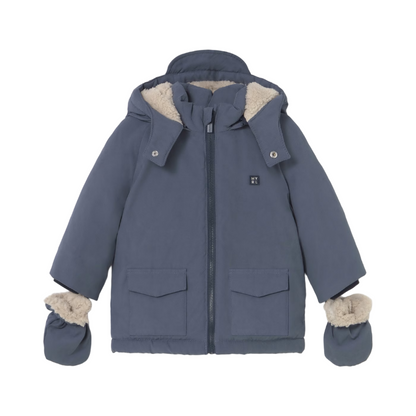 Coat W/ Mittens - Blue