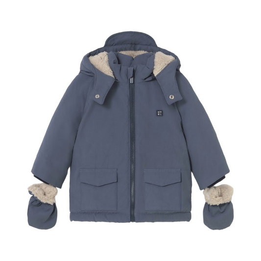 Coat W/ Mittens - Blue