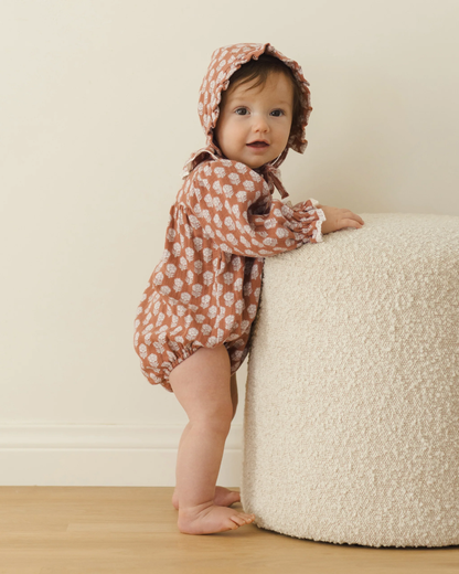 Callie Romper - Holiday Fleur