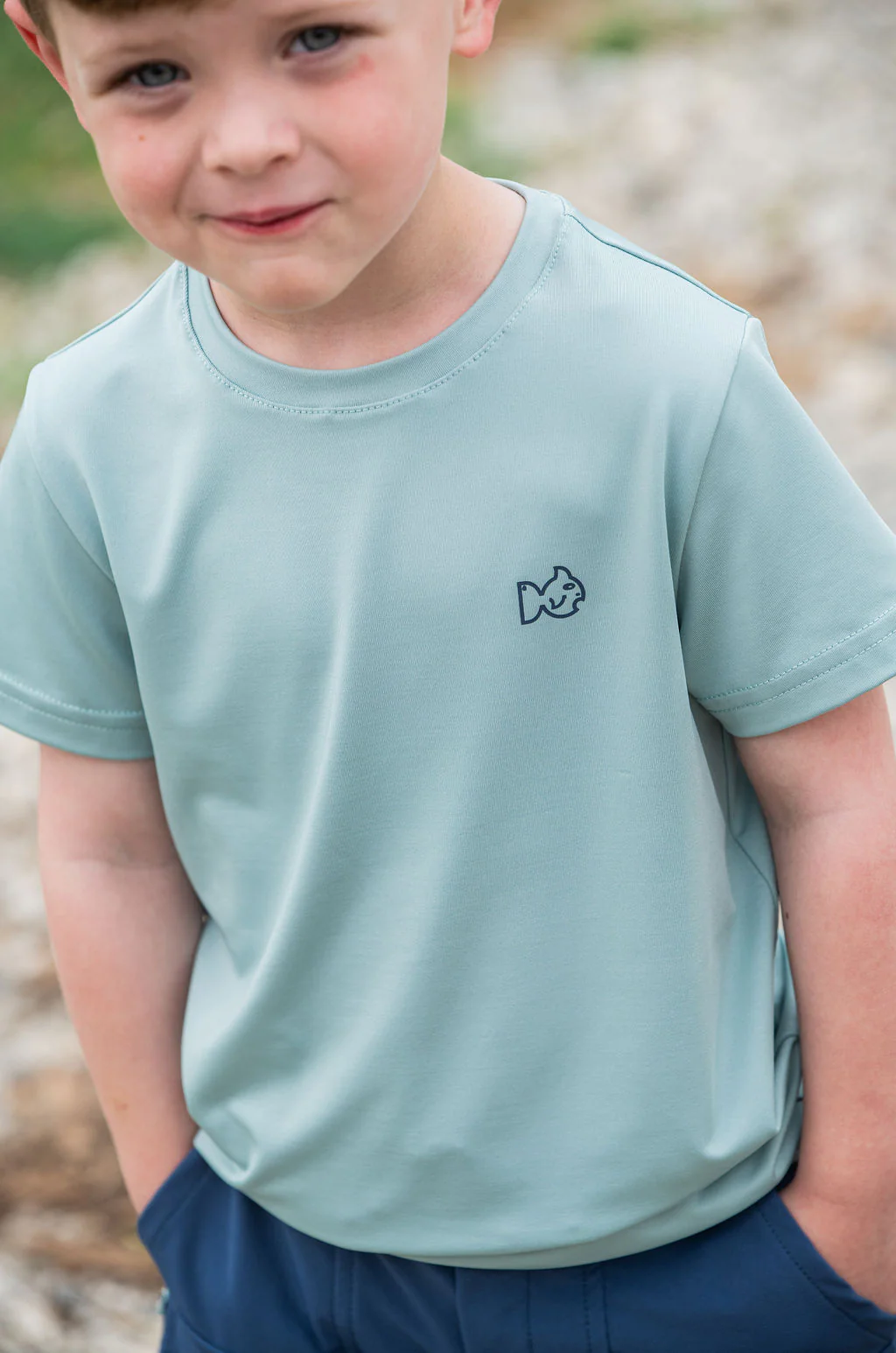 Blue Surf Swordfish Perf. S/S Tee