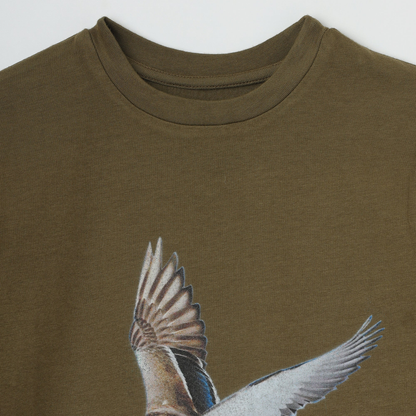 Organic Duck L/S Tee - Olive