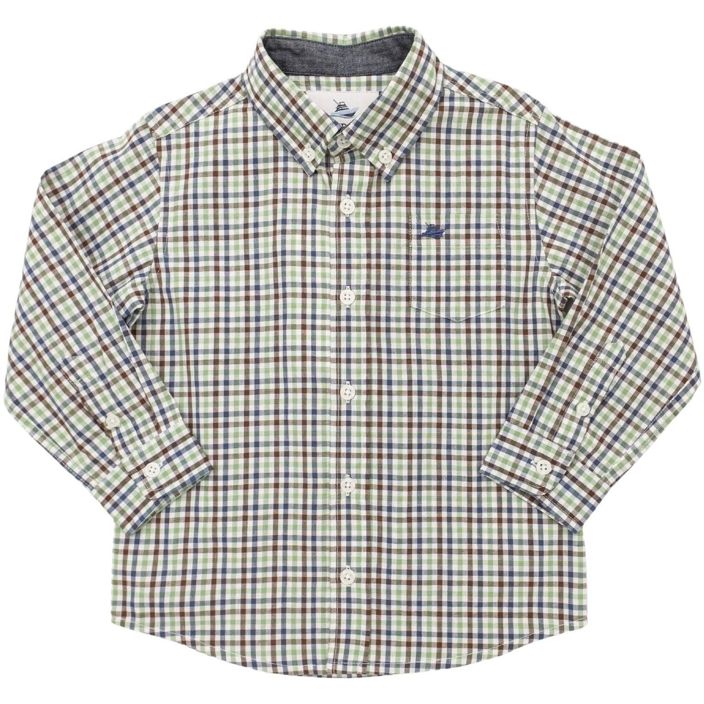 Dress Shirt - Navy/Aspen Green