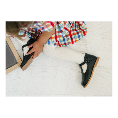 Louise Scallop T-Strap - F-390