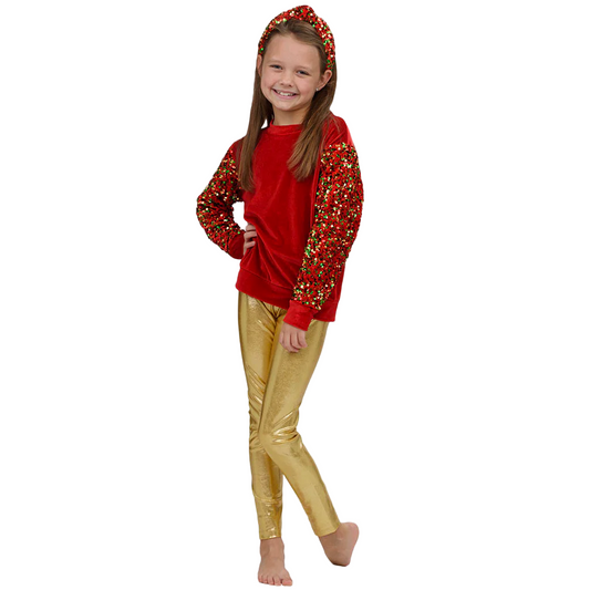 Shimmer Legging - Gold