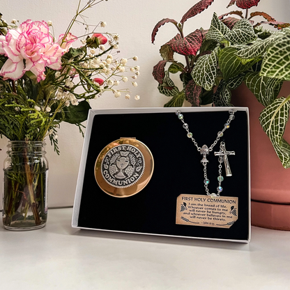 Communion Rosary Gift Set - Girl
