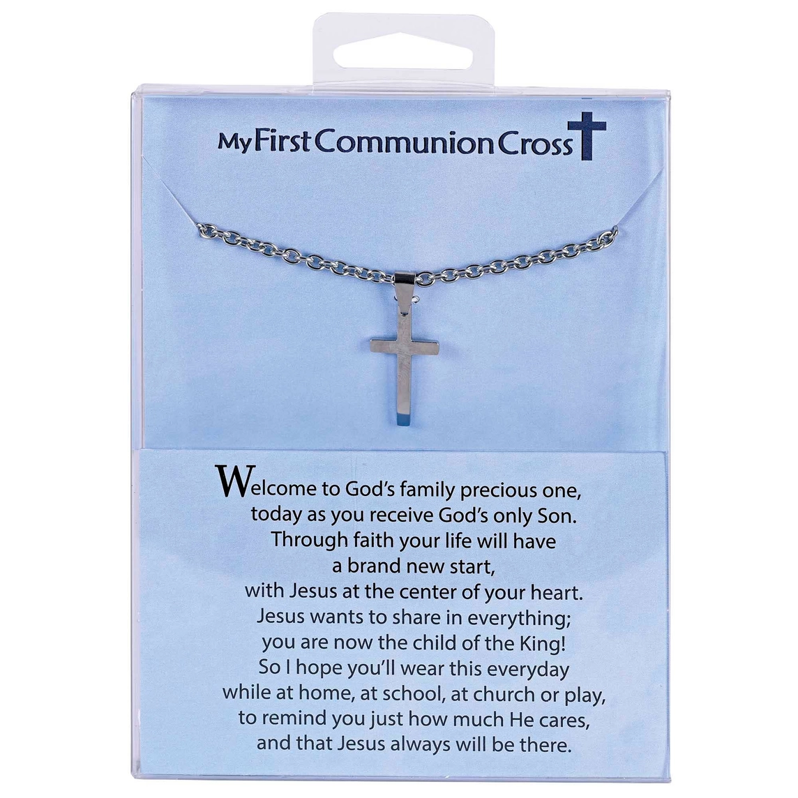 First Communion Cross Necklace