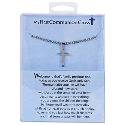 First Communion Cross Necklace