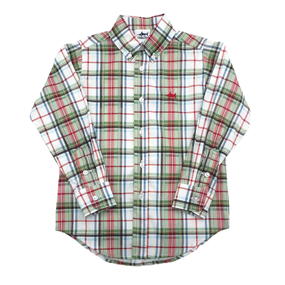 Carter Shirt - Creme Plaid