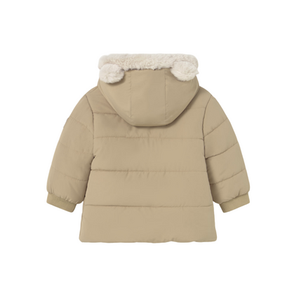 Faux Fur Coat - Beige