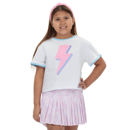 Mini Pleated Skort - Smiley Spark