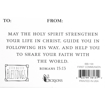Cross & First Communion Card