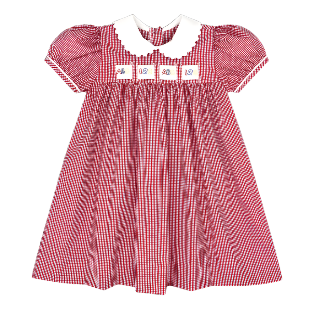 Ruth Dress - Red Minigingham