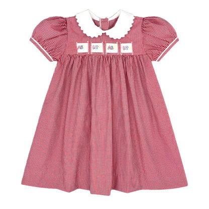 Ruth Dress - Red Minigingham