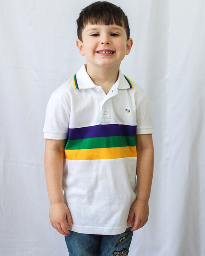 Mardi Gras Stripe S/S Tee