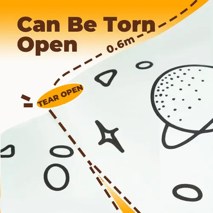 Coloring Rolling Paper - Space