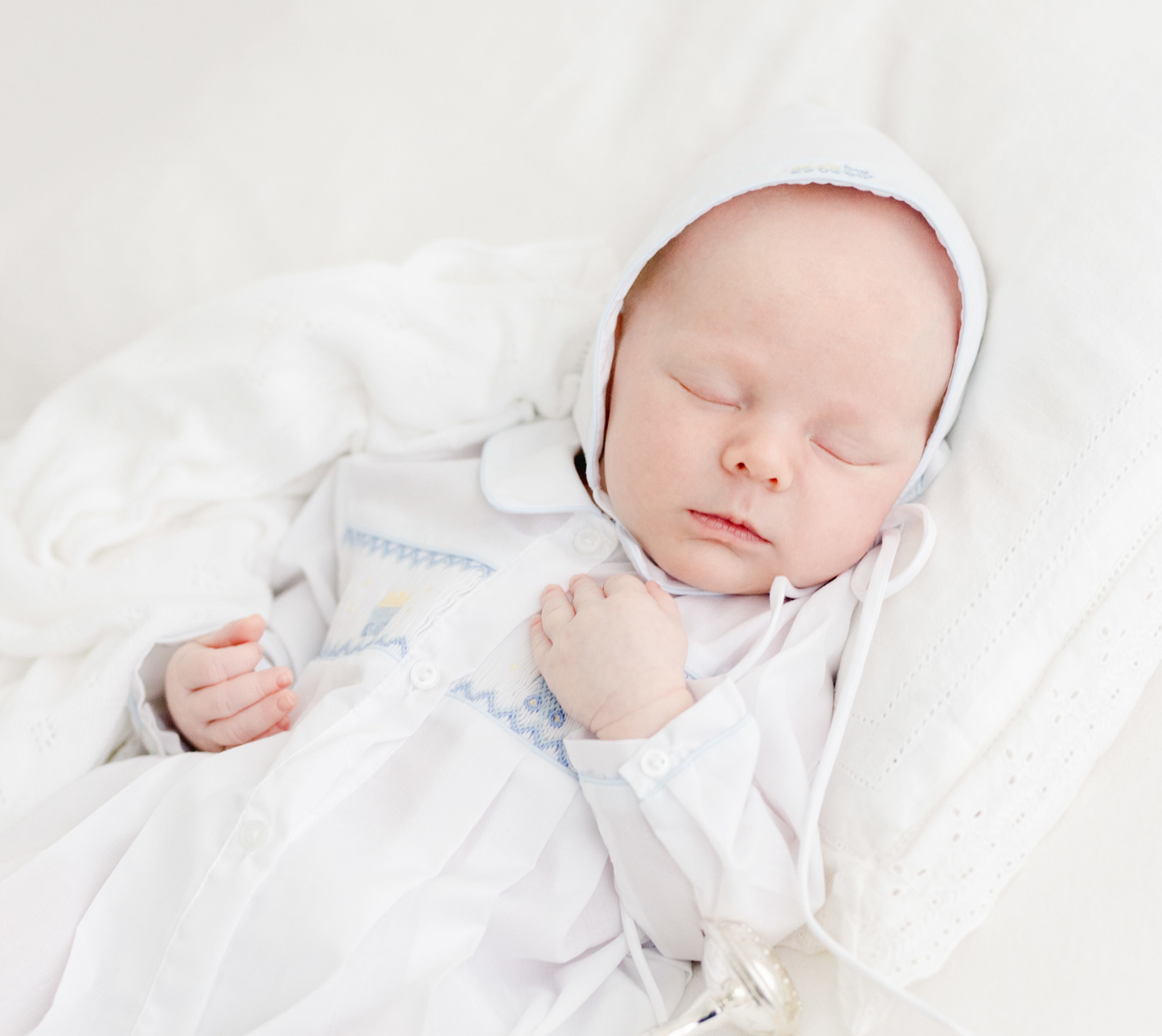 Train Smocked Take Home Gown