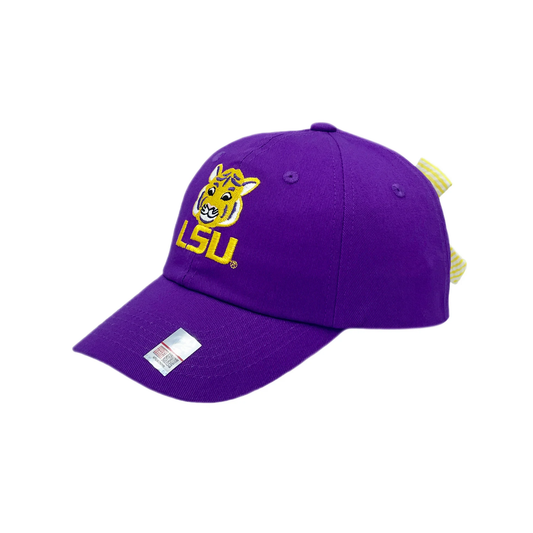 Purple LSU Girl's Hat