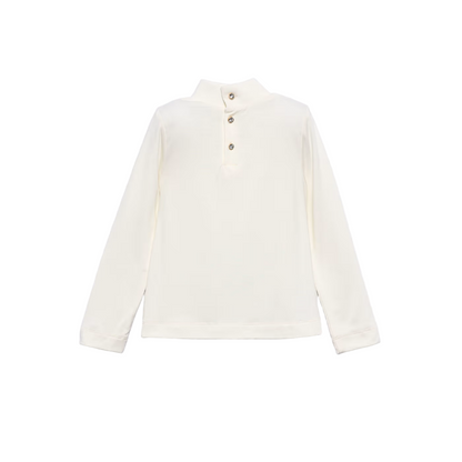 Bow Turtleneck - Cream