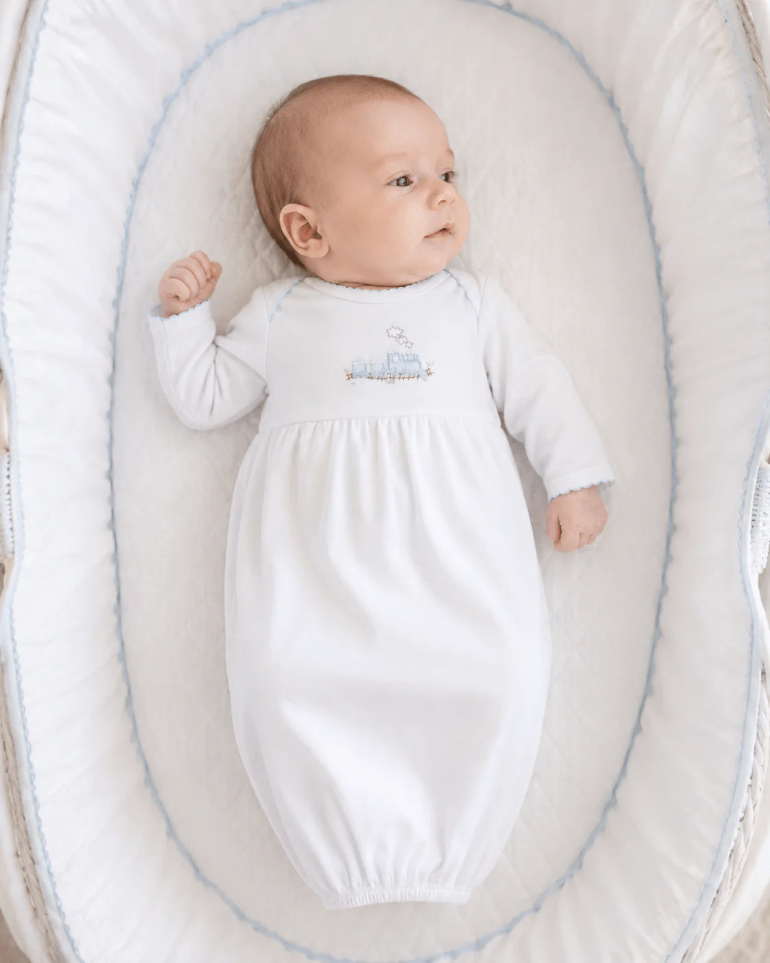 Choo Choo Train Gathered Gown