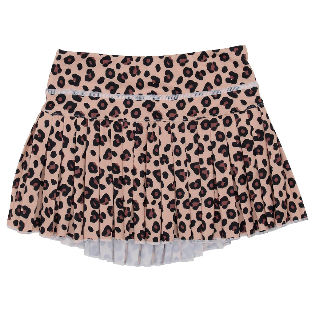 Mini Pleated Skort - Leopard