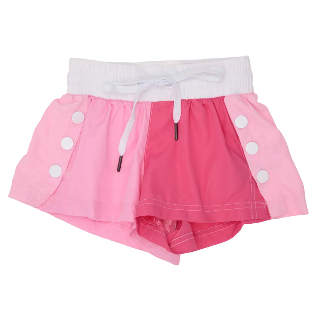 Color Block Short - Pinks
