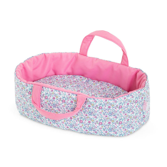 Carry Bed for 12" Baby Doll-Flowered