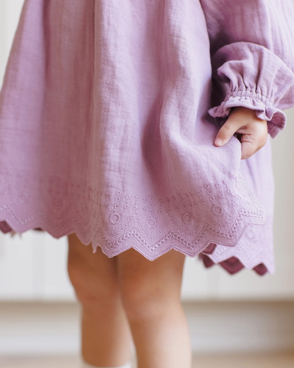 Isla L/S Dress - Mulberry