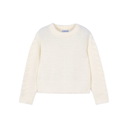 Faux Fur Knit Sweater
