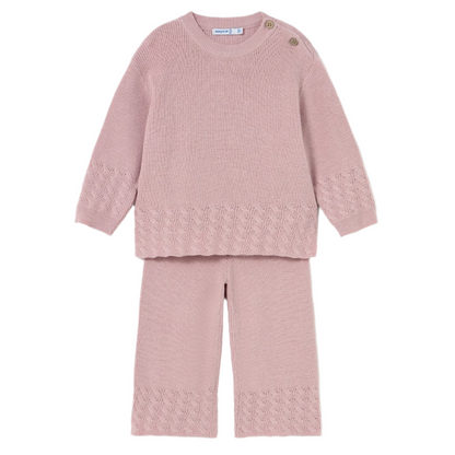 Knit Pant Set - Quartz