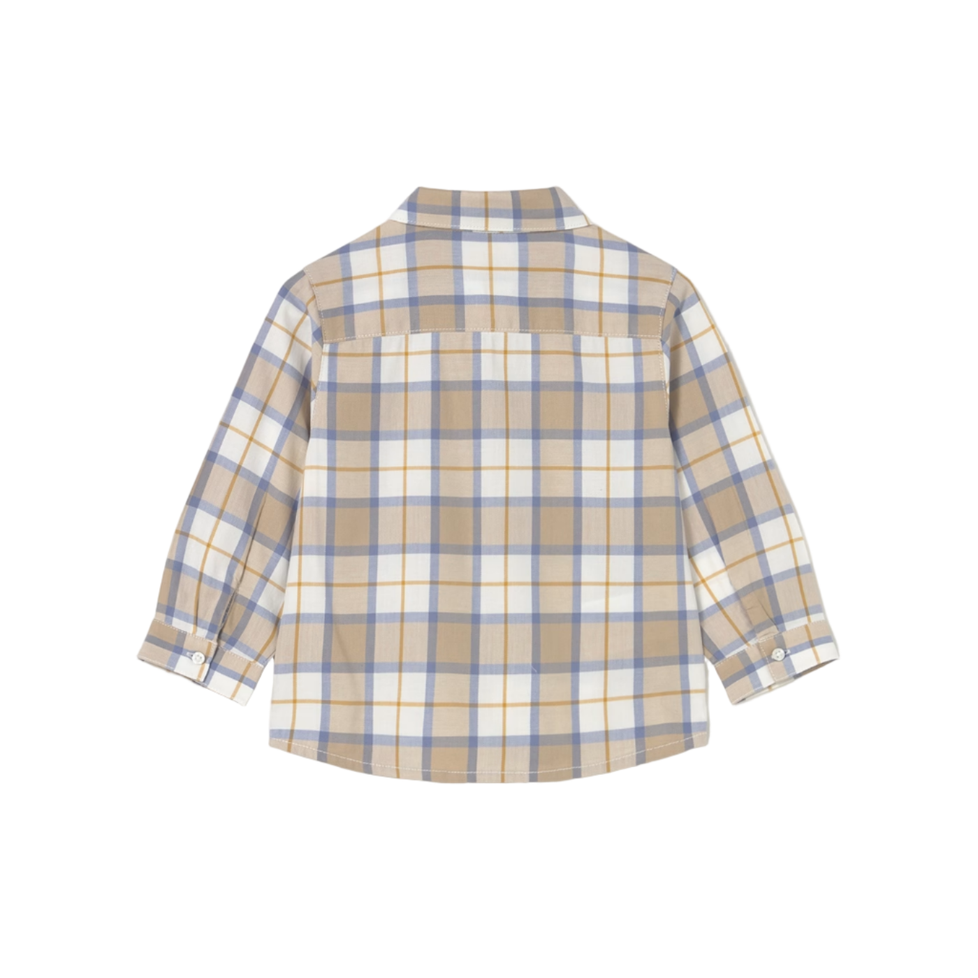 Orange Plaid L/S Shirt