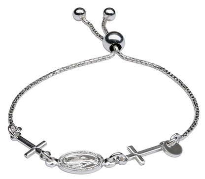 Miraculous Cross Bolo Bracelet