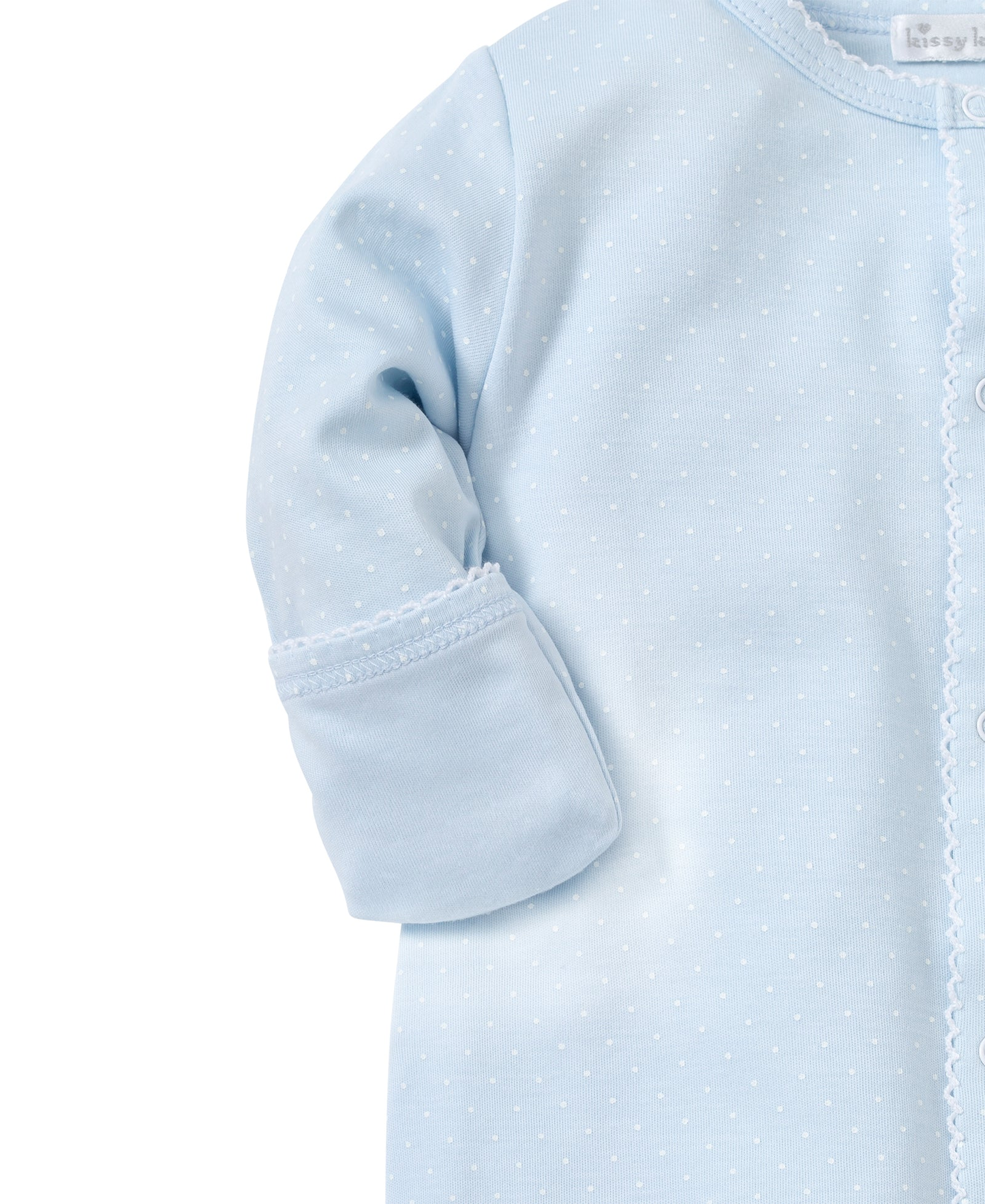 New Dots Conv. Gown - Lt. Blue