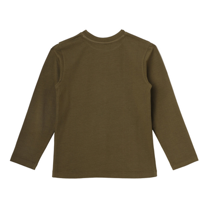 Organic Duck L/S Tee - Olive