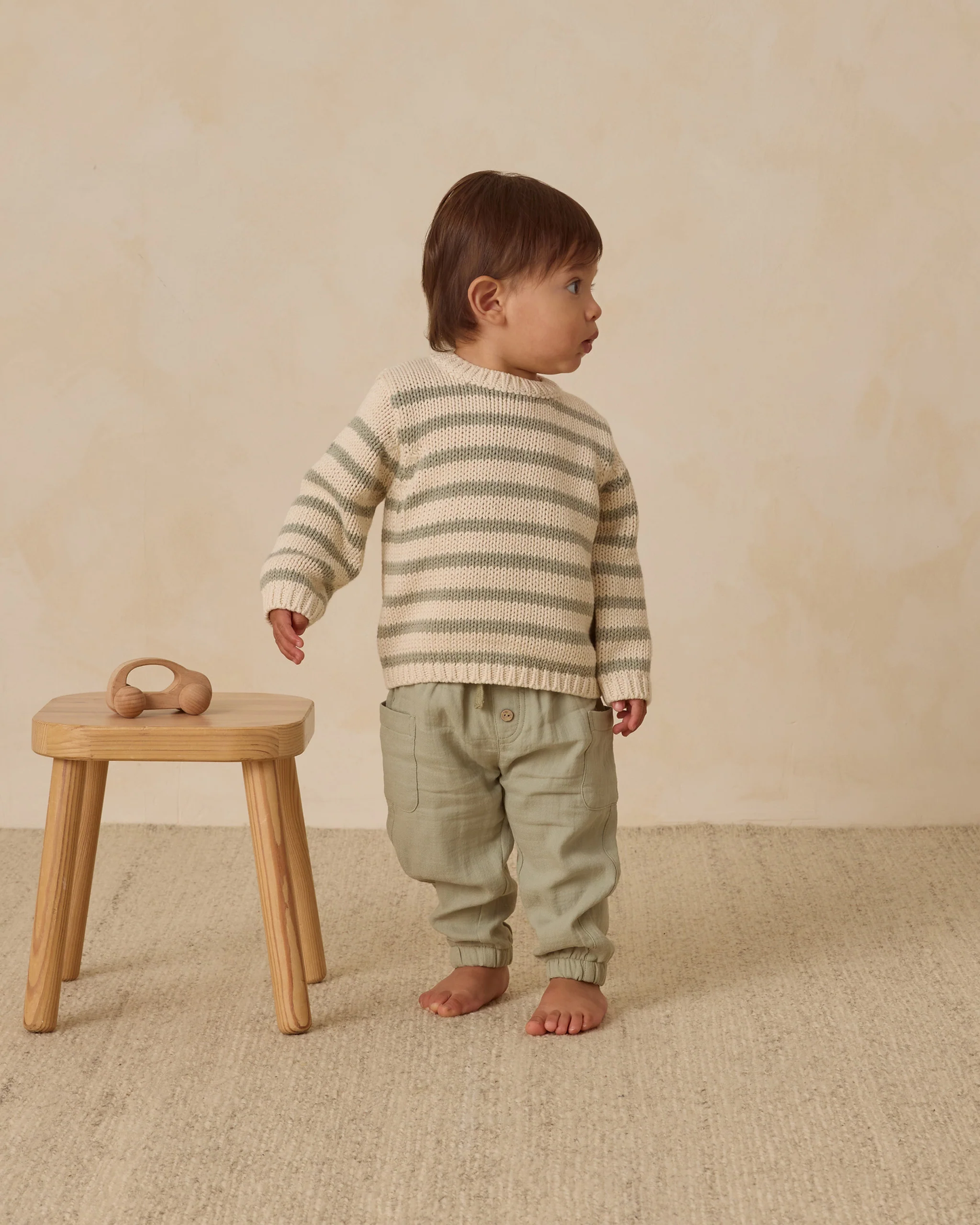 Rex Sweater - Fern Stripe