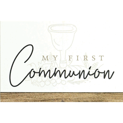 Cross & First Communion Card