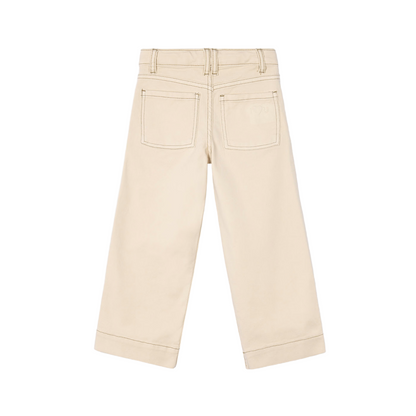 Girls Twill Pants - Almond