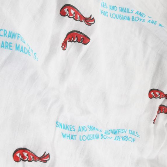 Louisiana Boy Swaddle Set
