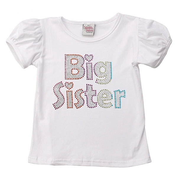 Beaded Big Sister Puff Sleeve Tee