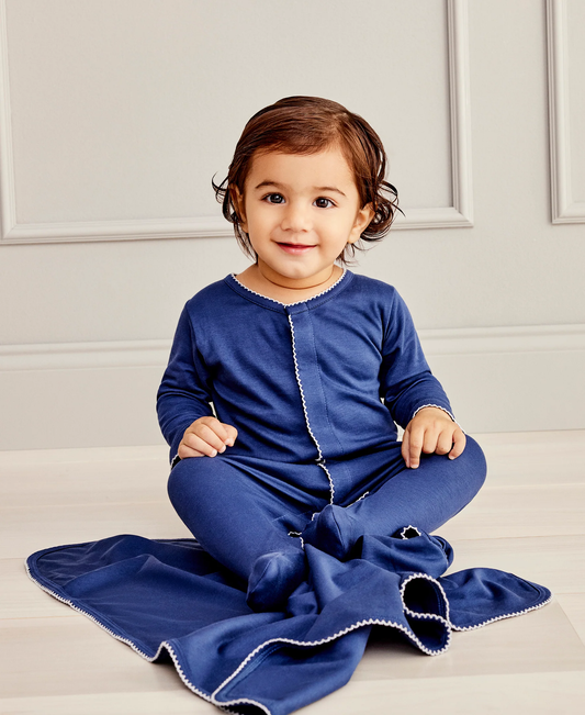 Kissy Basics Footie - Navy