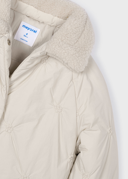 Padded Puffer Jacket - Sand