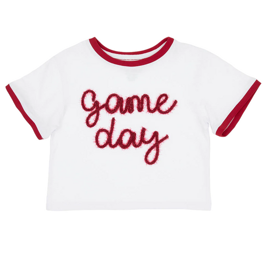 Tinsel Game Day Tee - Red