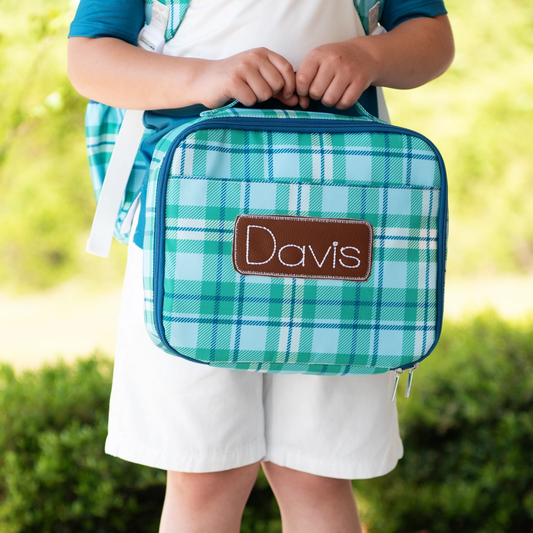 Preppy Plaid Lunch Bag
