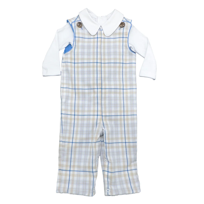 Rivers Longall - Khaki/Blue Plaid