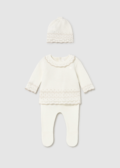 Knit 3PC Set - Cream