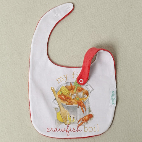 My First Crawfish Boil Bib
