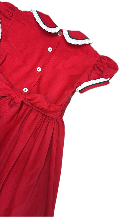 Christmas Classic Smocked Dress